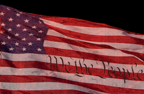 Torn Bipartisan Flag