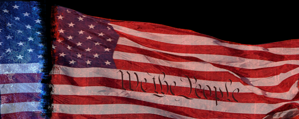 Torn Bipartisan Flag